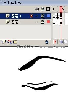 Flash制作卡通人物眨眼動(dòng)畫(huà)的方法,PS教程,思緣教程網(wǎng)