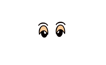5、咱們畫一個半閉著的眼皮。睜著.png