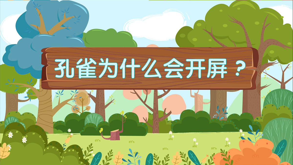 孔雀為什么會(huì)開(kāi)屏動(dòng)畫制作