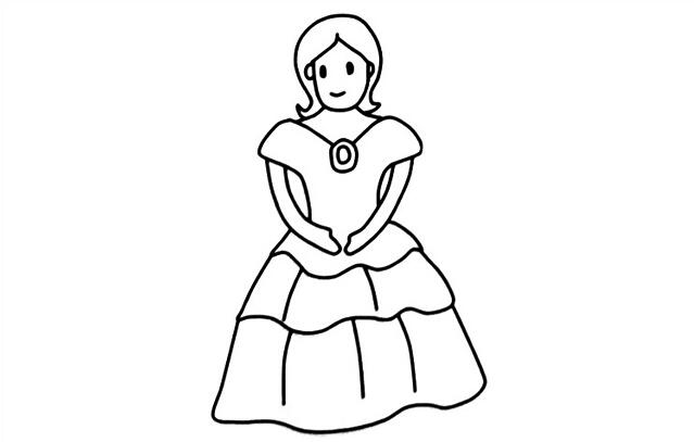 穿裙子的美女簡(jiǎn)筆畫(huà)？穿裙子的美女簡(jiǎn)筆畫(huà)畫(huà)法教程.jpg