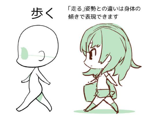 手繪動漫設(shè)計(jì)：肝不肝你說了算！人體姿勢素材大分享
