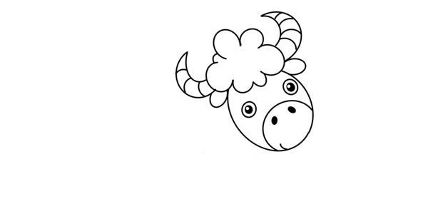 卡通牛的畫(huà)法簡(jiǎn)筆畫(huà)圖片