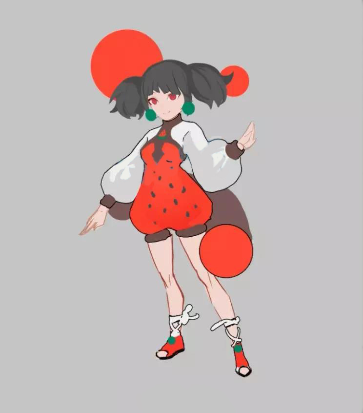 西瓜娘可愛(ài)的性格.jpg