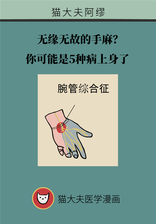 無(wú)緣無(wú)故的手麻，這是身體發(fā)出的什么信號(hào)？