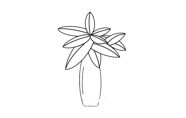 卡通發(fā)財(cái)樹(shù)簡(jiǎn)筆畫(huà)畫(huà)法步驟圖片