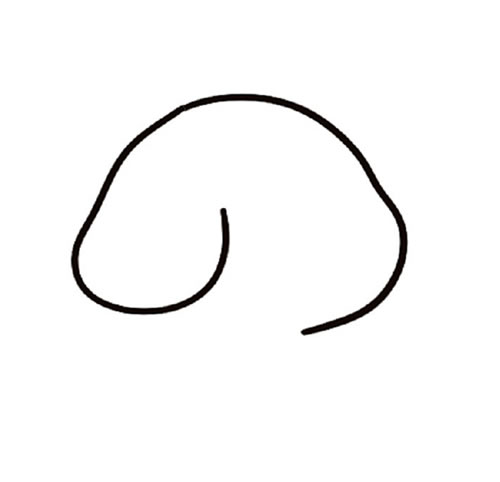 可愛(ài)小狗簡(jiǎn)筆畫圖片