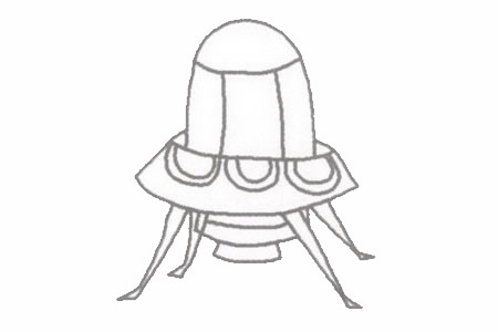 探測器簡筆畫 探測器簡筆畫圖片