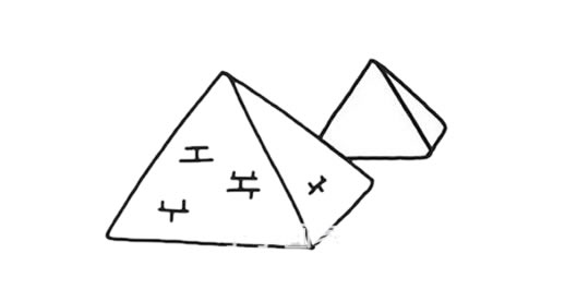 金字塔簡(jiǎn)筆畫(huà) 埃及金字塔簡(jiǎn)筆畫(huà)手繪涂色
