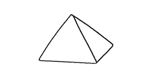 金字塔簡(jiǎn)筆畫(huà) 埃及金字塔簡(jiǎn)筆畫(huà)手繪涂色