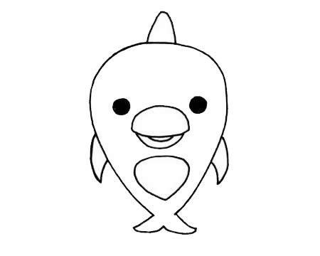 怎么畫海豚簡(jiǎn)單畫法