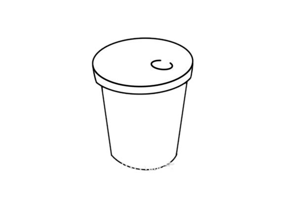 一杯可樂(lè)簡(jiǎn)筆畫畫法圖片
