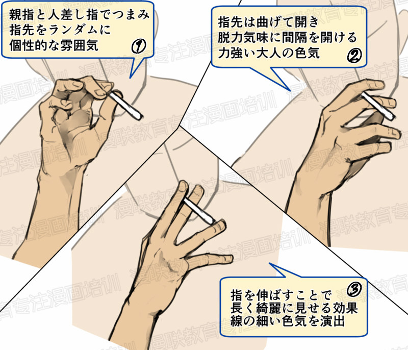 「教程」趣味漫畫教程！如何用指尖動作傳達(dá)角色性格~