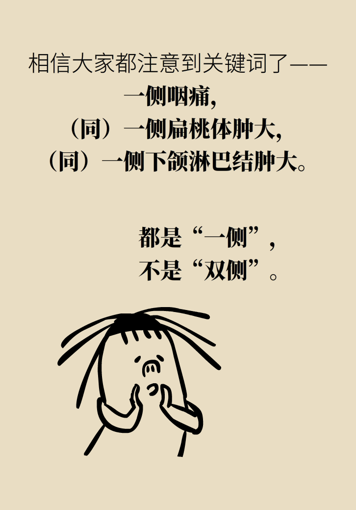 單側(cè)扁桃體腫大更兇險！謹防惡性腫瘤