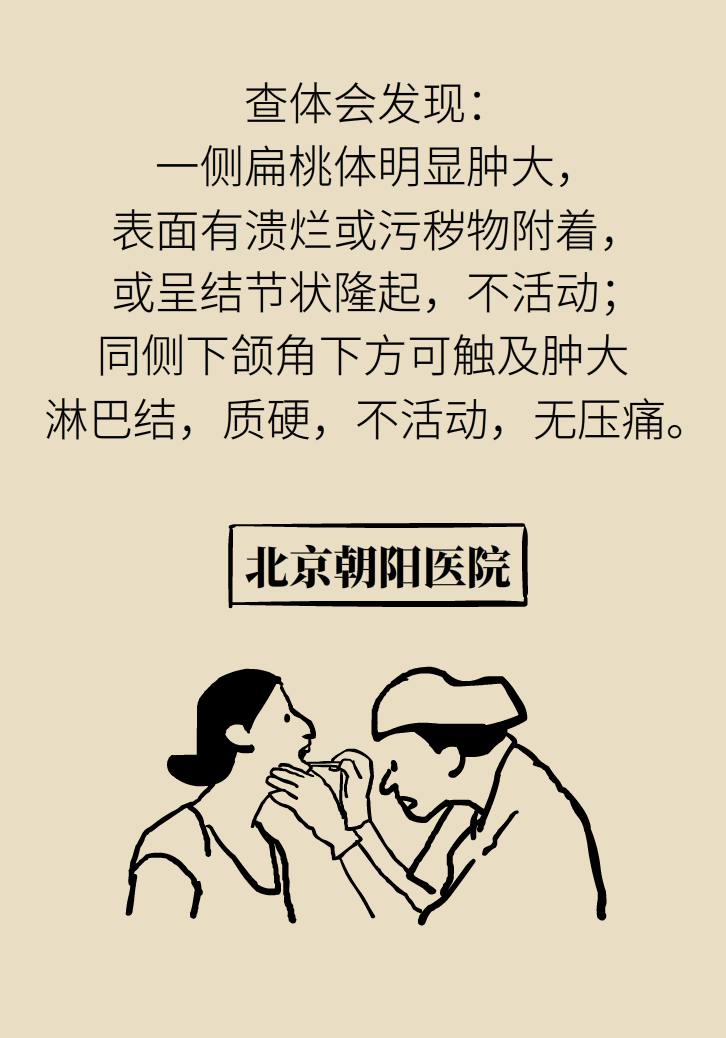單側(cè)扁桃體腫大更兇險！謹防惡性腫瘤