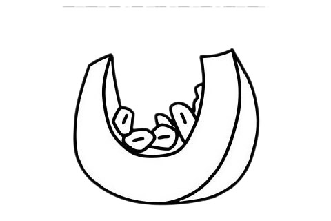 南瓜 南瓜簡(jiǎn)筆畫圖片