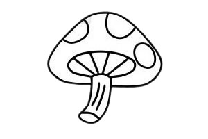 蘑菇 蘑菇簡筆畫簡單又漂亮