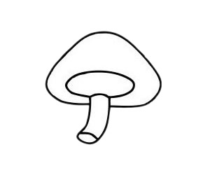 蘑菇 蘑菇簡筆畫圖片
