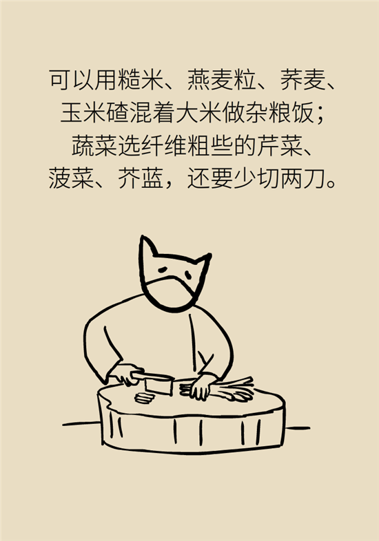 減肥進餐順序 減肥科普制作動漫
