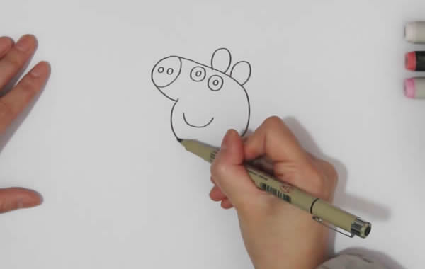 小豬佩奇怎么畫簡(jiǎn)筆畫簡(jiǎn)單又漂亮