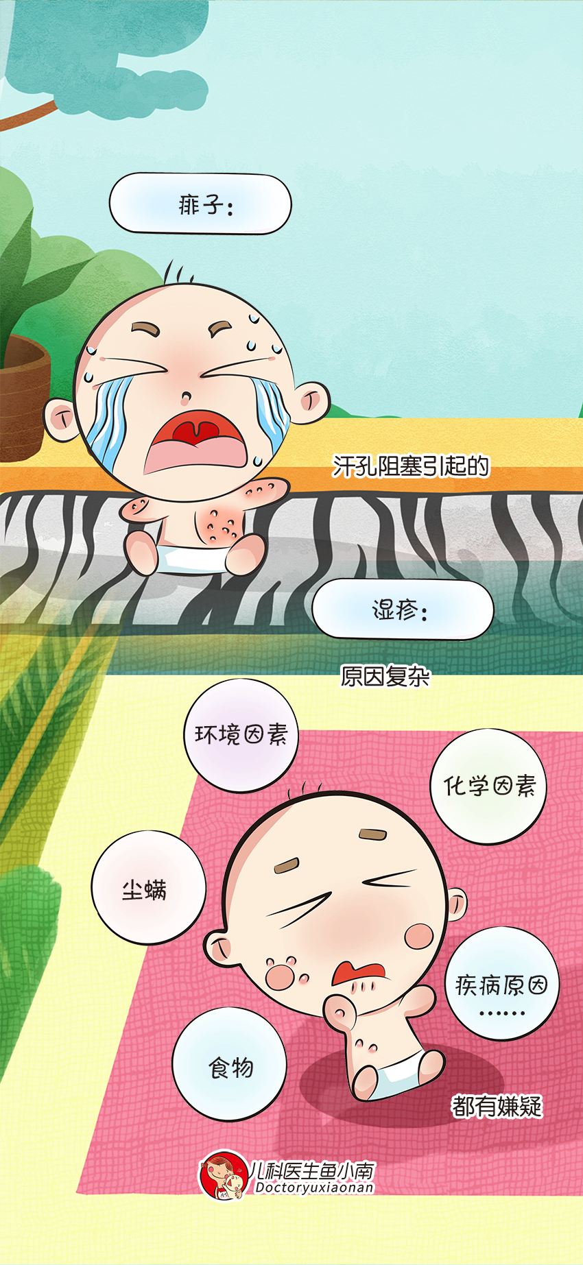 育兒醫(yī)學(xué)知識(shí)科普:痱子濕疹如何科學(xué)護(hù)理