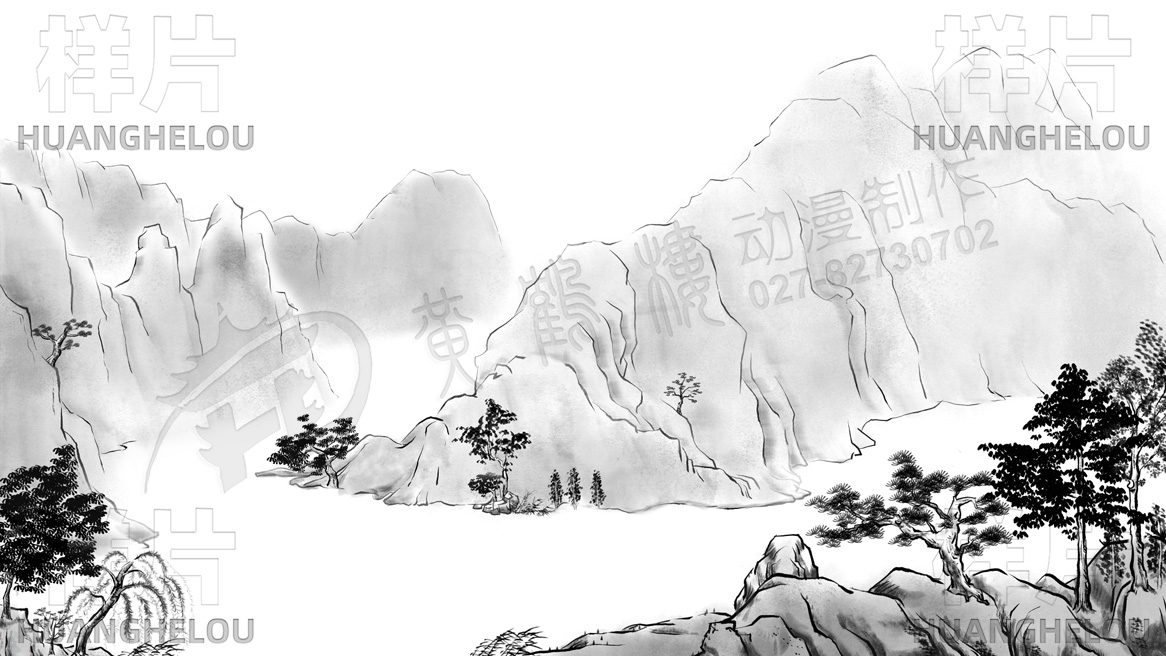 《高山流水，叢山峻嶺》 水墨畫(huà)動(dòng)畫(huà)制作設(shè)計(jì)草稿.jpg