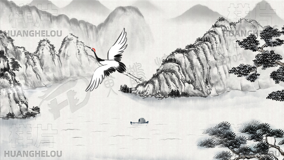 《高山流水，叢山峻嶺》 水墨畫(huà)動(dòng)畫(huà)制作場(chǎng)景設(shè)計(jì)效果圖.jpg